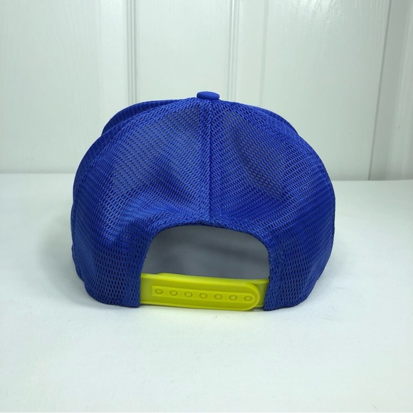 NIKEGOLF JUST GOLF (Seabrook Island Club) Blue White Yellow SnapBack Trucker Cap - Picture 6 of 14